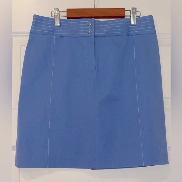 J. McLaughlin Dresses & Skirts - J. McLaughlin Women's Coastal Blue Above the Knee Skirt Size 4